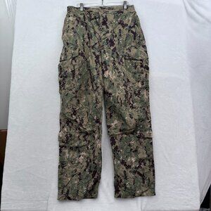 US Navy Type III Cargo Pants Mens M 30x31 Green NWU AOR2 Digital Camo Ripstop